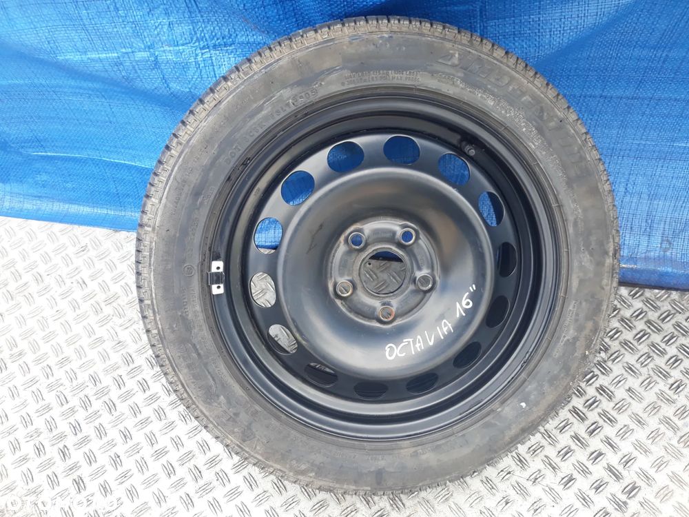 KOŁO DOJAZDOWE SKODA OCTAVIA II  205/55/16  5*112  ET50 - 2