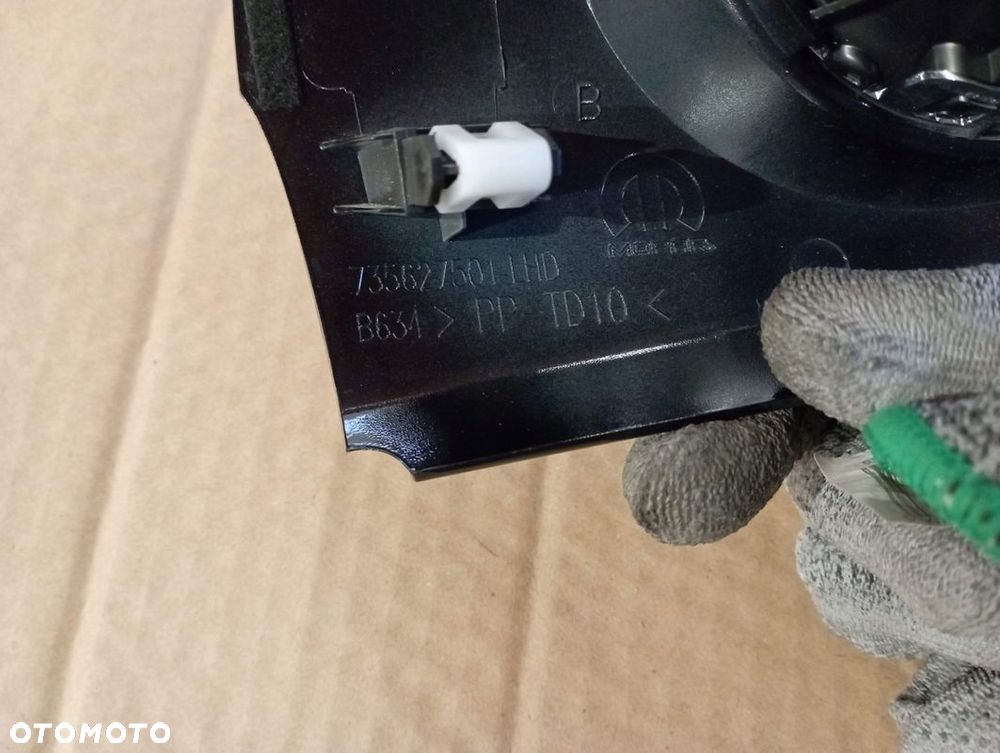 FIAT 500 DEKOR LISTWA KONSOLI DECOR KRATKI 735619848 735627501 - 9