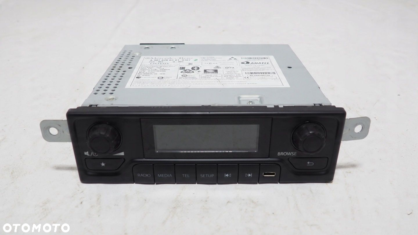 Mercedes Sprinter W907 radio fabryczne A9078200301 - 2