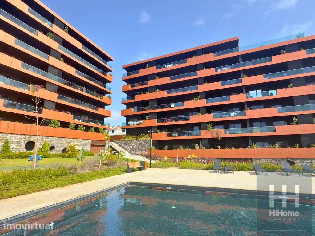 Apartamento T1 mobilado com vista mar em condomínio com piscina - Grande imagem: 3/26