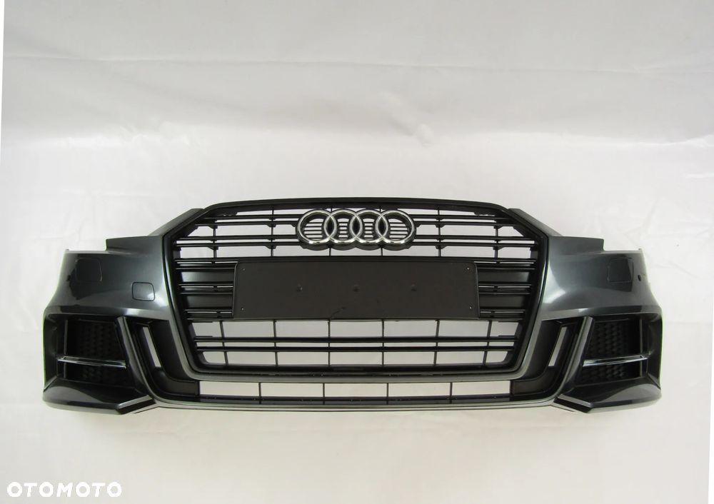 Zderzak przedni Audi A3 16 - 20 S Line Hatchback Sprysk./ Pdc-6  LZ7S - 4