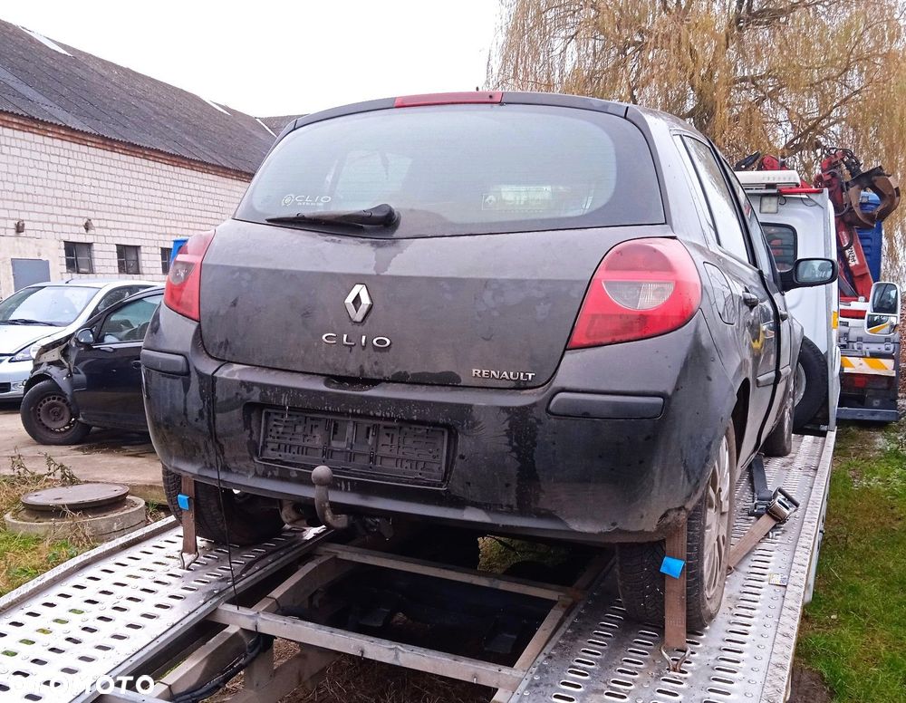 Na części Renault Clio III kolor NV676 K9K766 skrzynia JR5124 maska klapa błotnik drzwi zderzak - 4