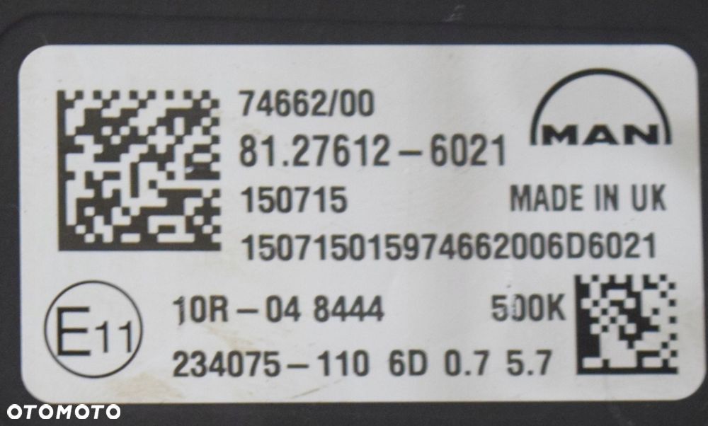 RADAR KAMERA ODLEGŁOŚCIOWY KAMERA MAN 81.276126021 - 2