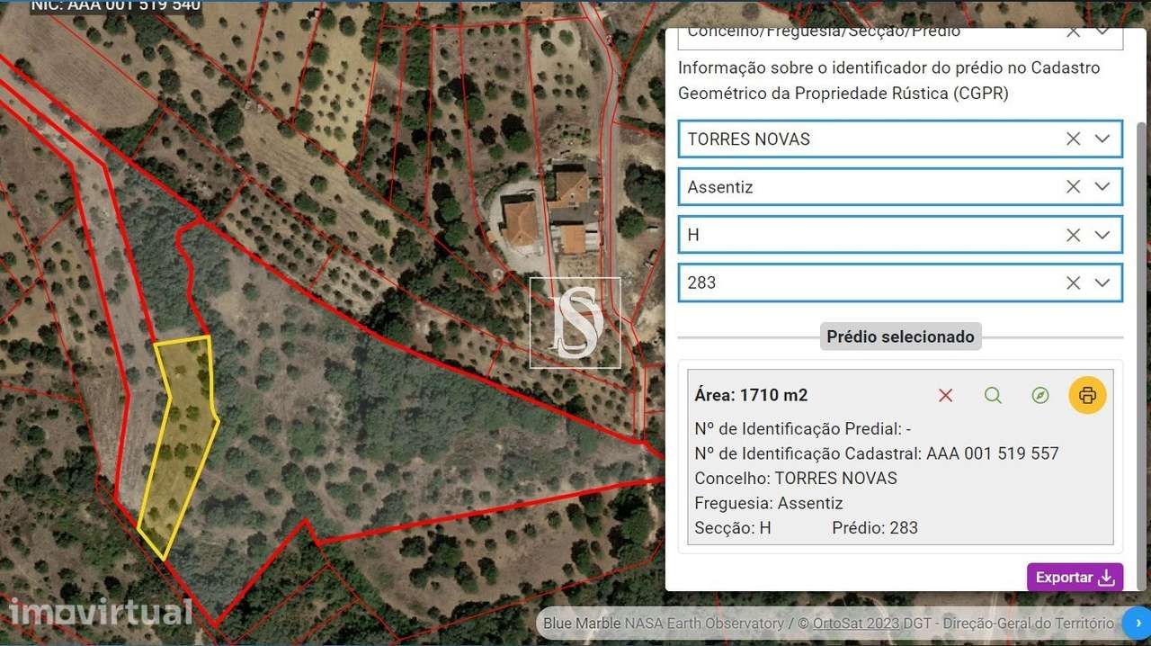 Terreno Rústico  Venda em Assentiz,Torres Novas - Grande imagem: 2/13