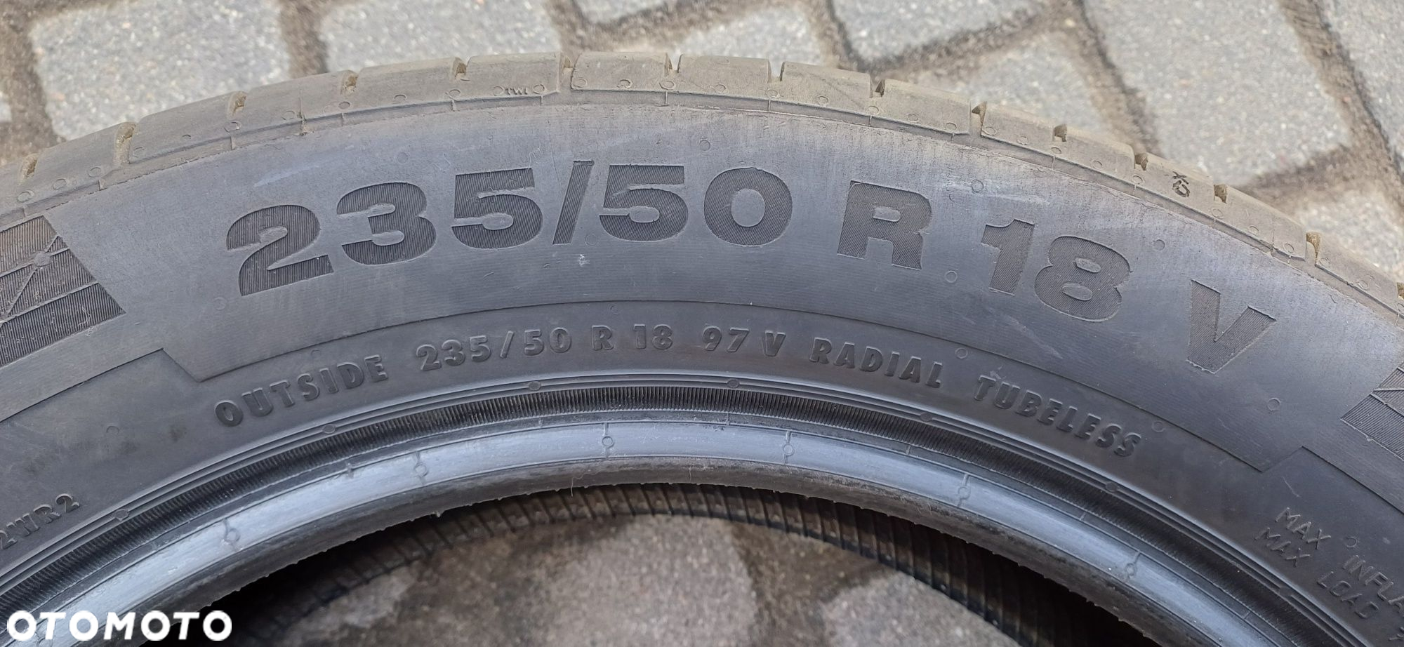 CONTINENTAL 235/50R18 97V , pojedyńcza opona letnia. - 5