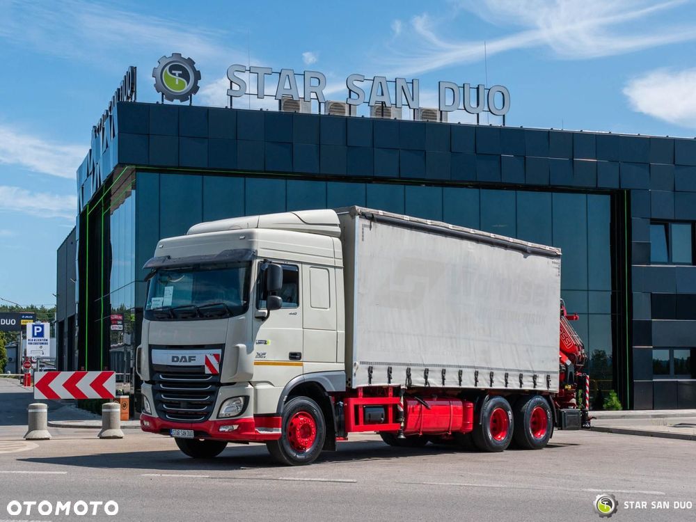 DAF XF 440 6x2 Fassi F365 FLY JIB HDS Żuraw Crane Kran Chwytak do Palet - 8