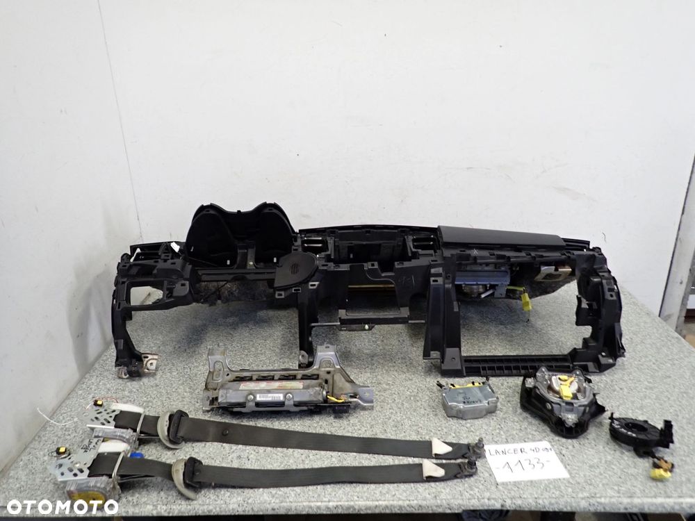 MITSUBISHI LANCER VIII 4D 08- DESKA ROZDZIELCZA PODUSZKI POWIETRZA ZESTAW - 8