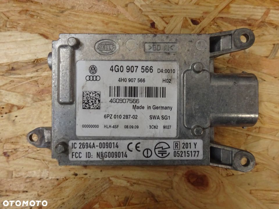 Asystent zmiany pasa radar modul 4g0907566 audi a6 c7 a7 a8 d4 czesci - 1