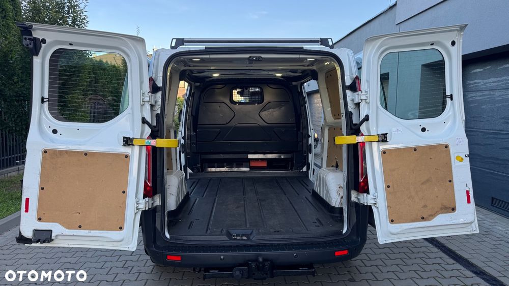 Ford Transit Custom L2H2 średni  xenon kamera idealny 2.2TDCI blaszak krótki L1H2 VAT FV faktura 23% 3 miejsca / osobowy blaszak podwójne drzwi z obu stron - 27
