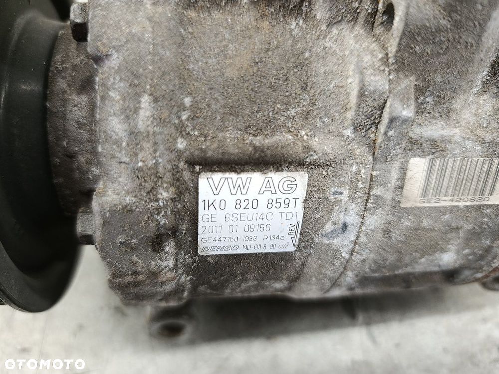 POMPA, SPRĘŻARKA KLIMATYZACJI VW POLO V 1K0820859T 447150-1933  DENSO 1.2 - 8