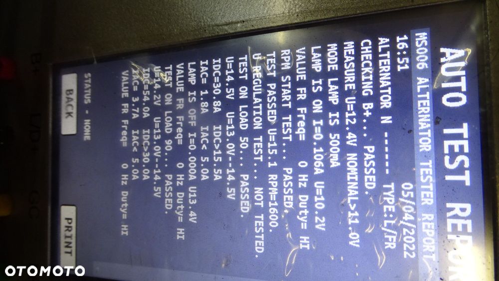 ALTERNATOR 115A CHRYSLER VOYAGER 2.5   0123510106 38522294F - 6