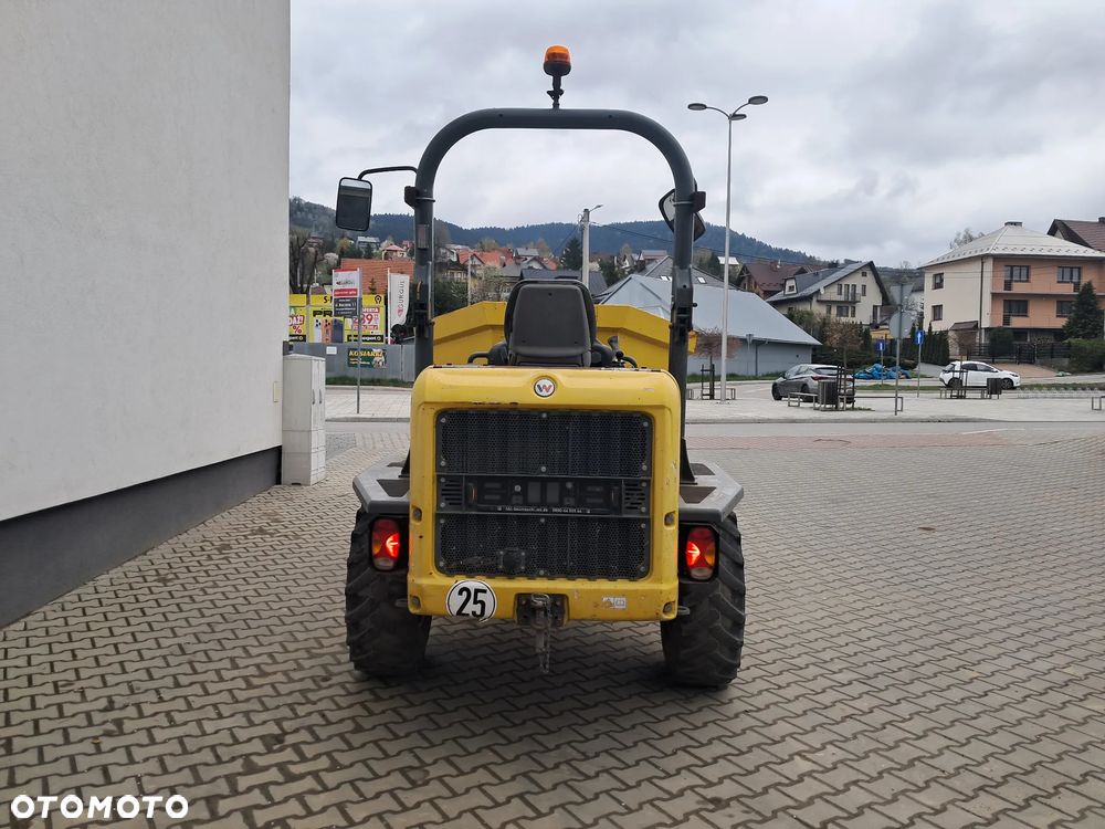 Wacker Neuson DW 50 WOZIDŁO OBROTOWE hydrostat automat ład. 5 t ton obrót + kiper ROK 2016 silnik DEUTZ mocne 74KM TURBO oświetlenie drogowe lusterka jazda szybka/wolna Terex ta6s ausa d600 apg Thwaites 6  Mecalac Jcb kierunkowskazy WYWROTKA DUMPER 4x4 budowlane sprawne - 9