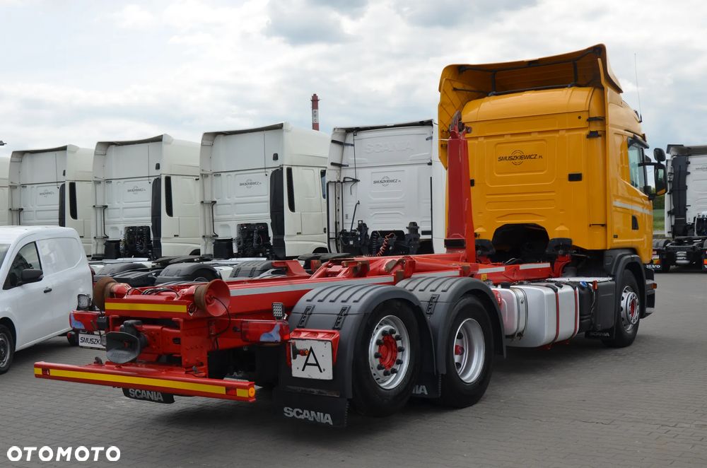 Scania Scania 6x2 HAKOWIEC / MEILLER / OŚ POD. i SKRĘTNA / ACC / Z NIEMIEC / 9380 - 3
