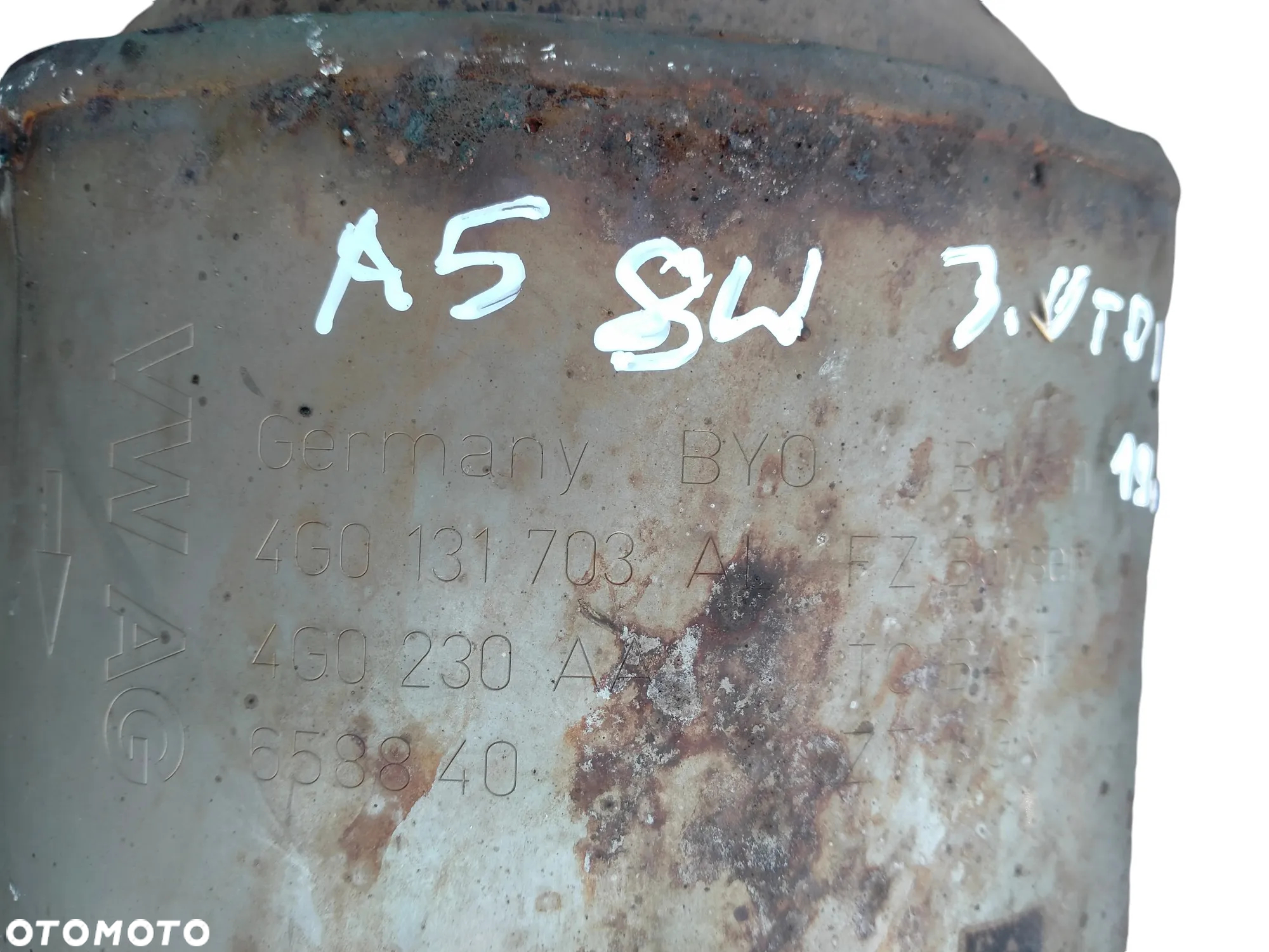 Audi S5 A5 8W LIFT / Katalizator DPF 4G0131703AL / PRZEPUSTNICA / ORYGINAŁ - 3