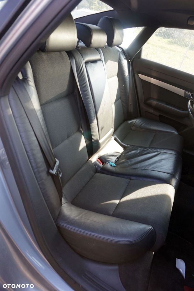 FOTELE FOTEL PRZEDNI LEWY PRAWY KANAPA WNĘTRZE A6 C6 SEDAN BOCZKI S-LINE CZARNA PÓŁSKÓRA AUDI 2004-2008 - 11