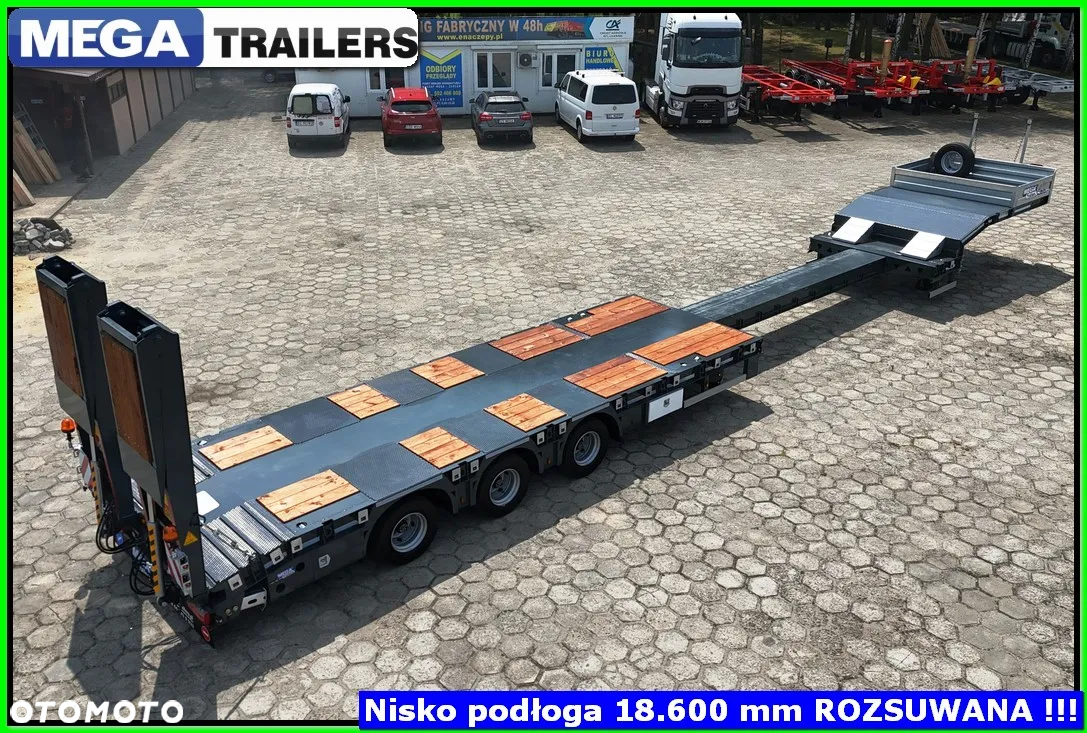 Mega Nisko-podwoziowa dł. 18,60 Mm, ROZSUWANA - KONTENERY 20, 30, 40 Ft !!! - 7