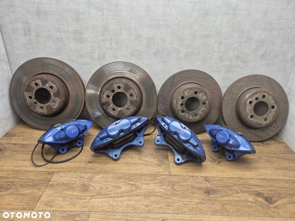 BMW F20 F30 F36 ZACISKI HAMULCOWE M-PAKIET BREMBO 370/345MM TARCZE KOMPLET - 1