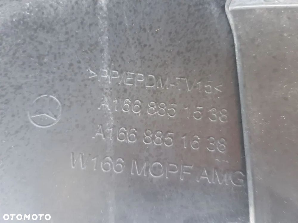 MERCEDES GLE W166 AMG 16- ZDERZAK PRZÓD PRZEDNI+WZMOCNIENIE ŚRODKOWE A166 885 1538 - 14