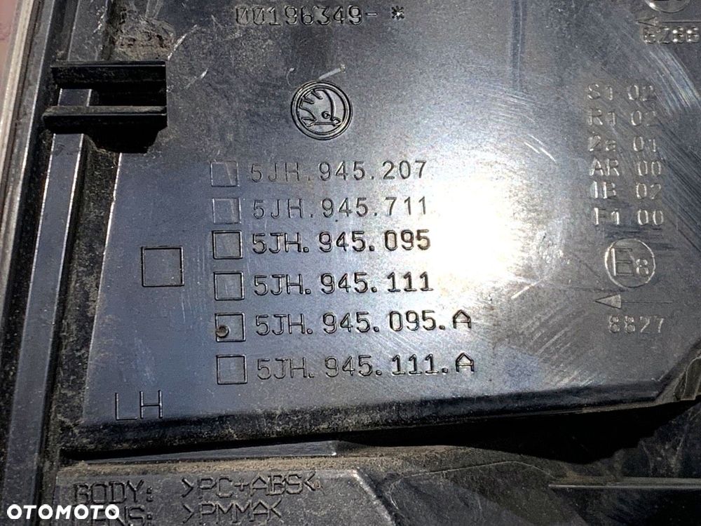 LAMPA LEWY TYŁ  SKODA RAPID (NH3, NK3, NK6) 2012 - 2022 1.6 TDI 85 kW [115 KM] olej napędowy 2015 - 4