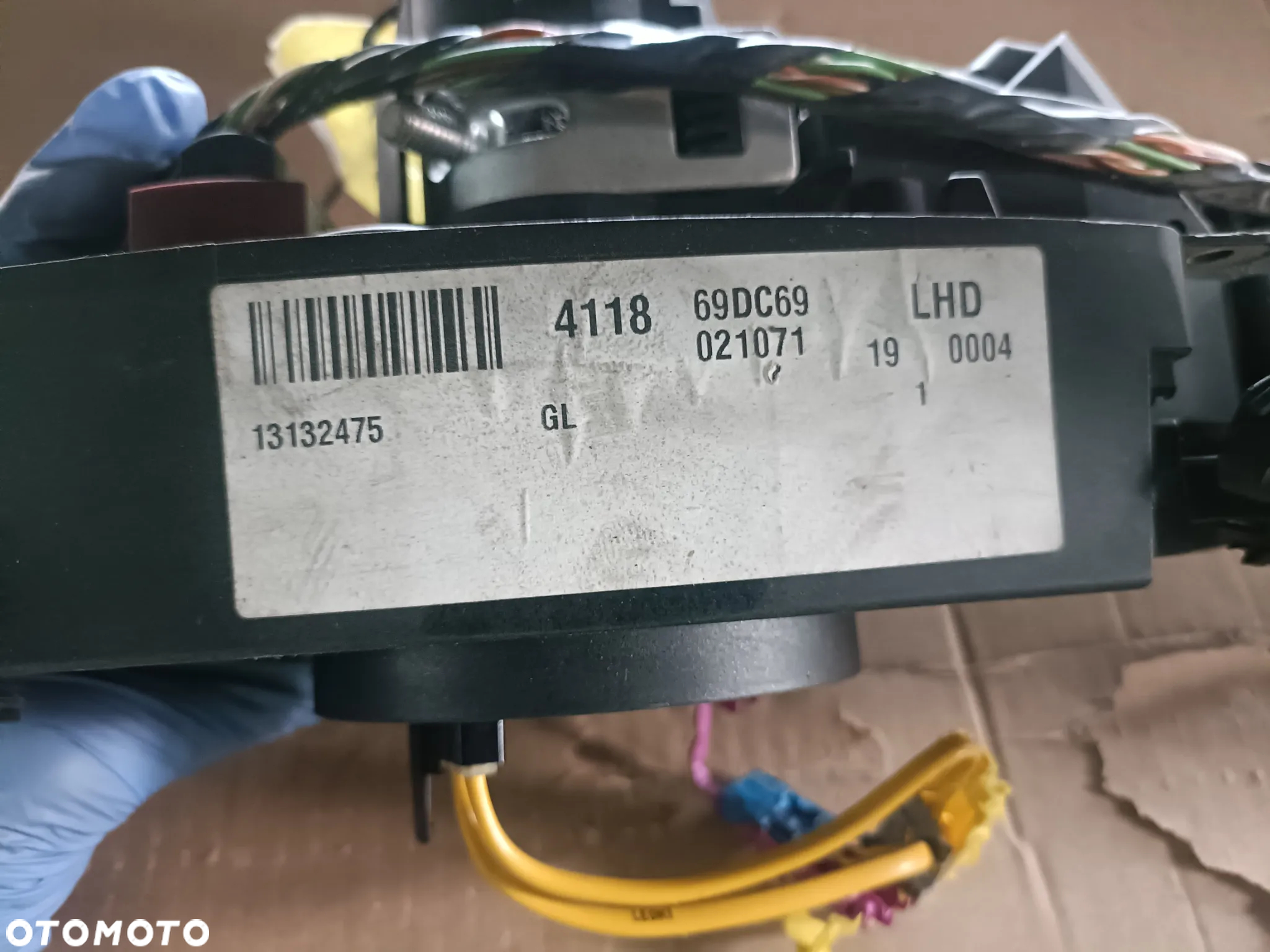 OPEL VECTRA C 02-08 przełącznik zespolony manetki 13132475 * - 9