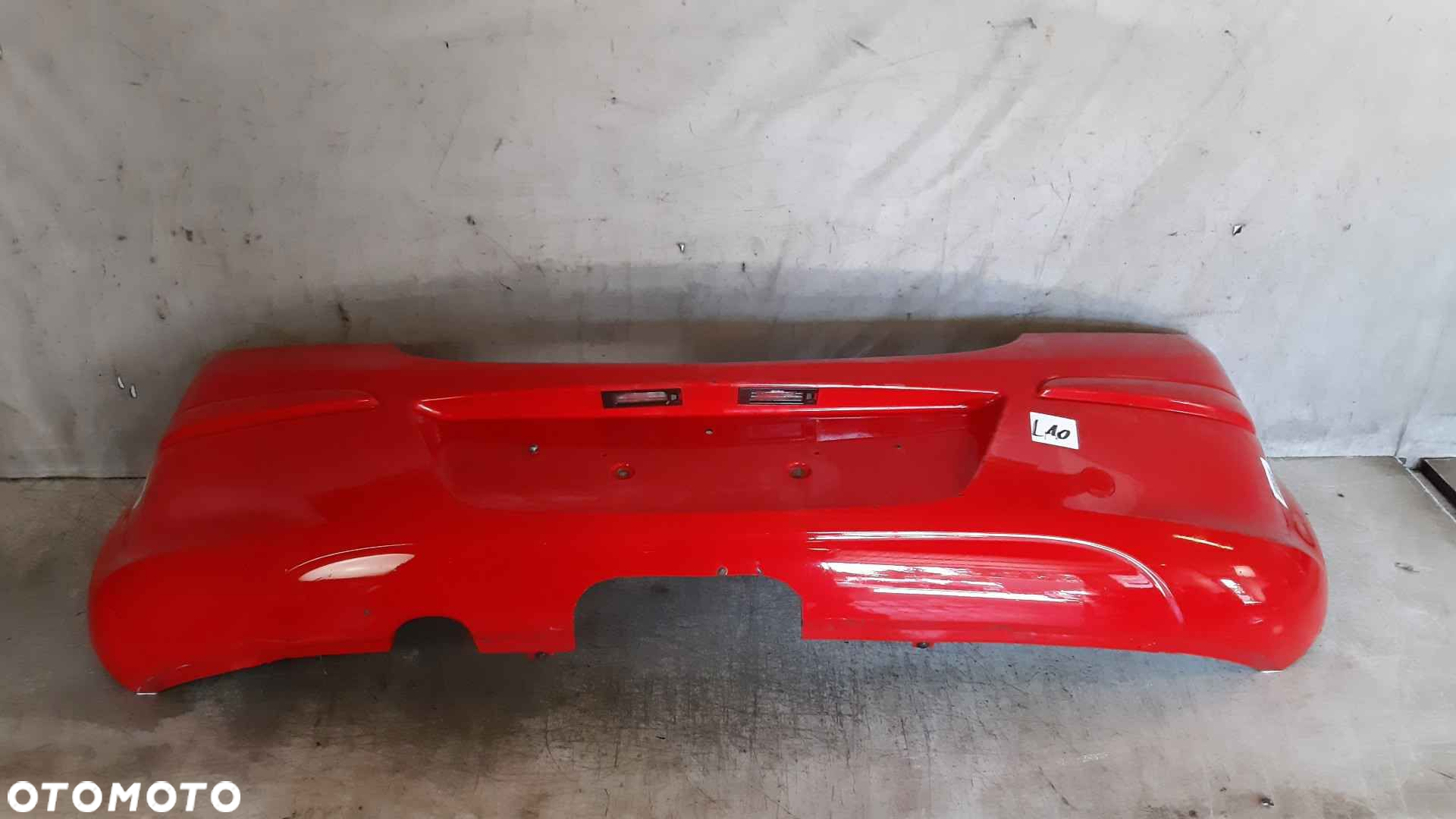 } ZDERZAK TYŁ TYLNY OPEL CORSA D Y547 CZERWONY 5D 5 DRZWI HB - 2