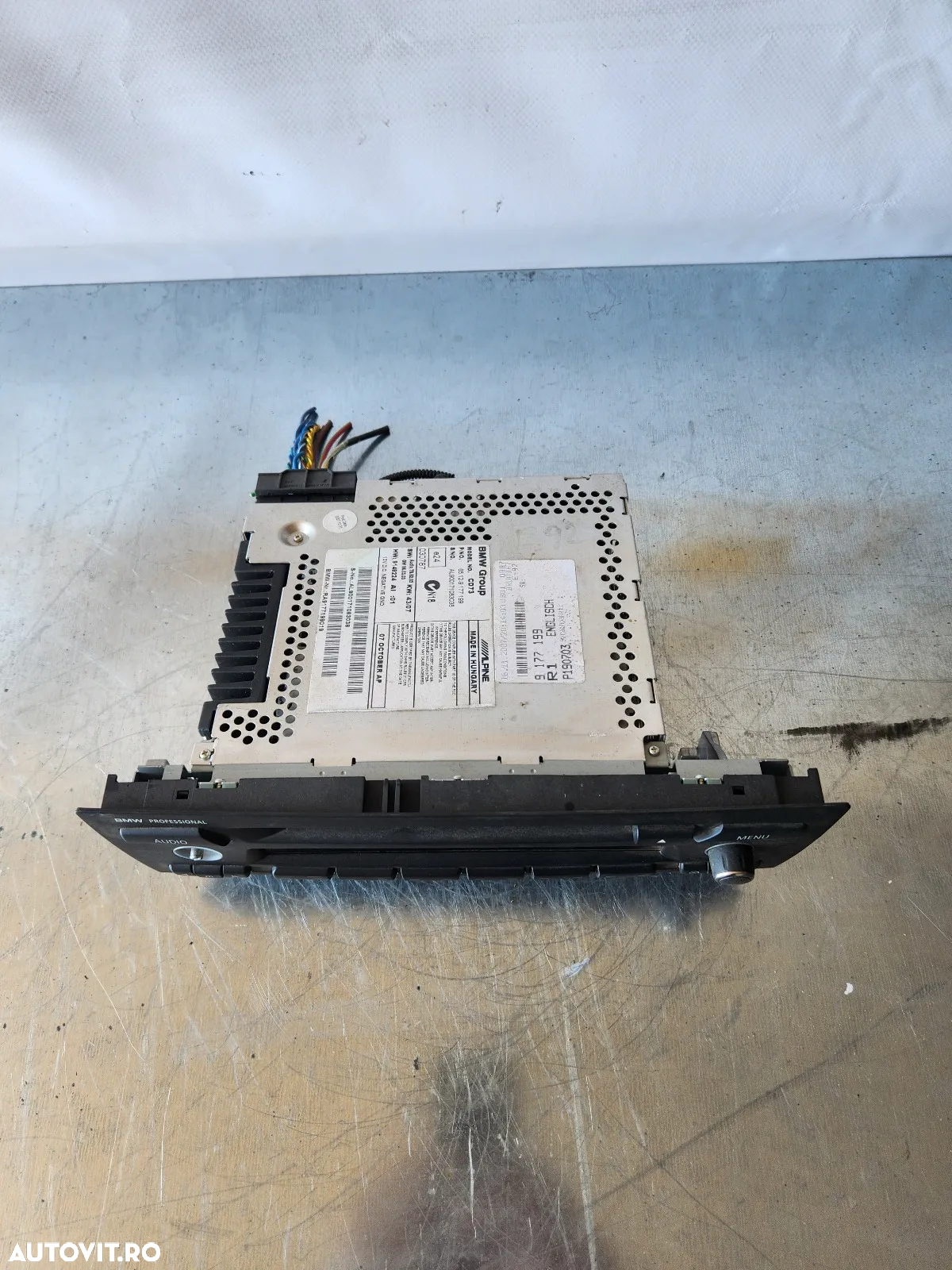 Radio Cd Bmw Professional E90 E91 E92 E93 Cod  - Dezmembrari Arad - 6