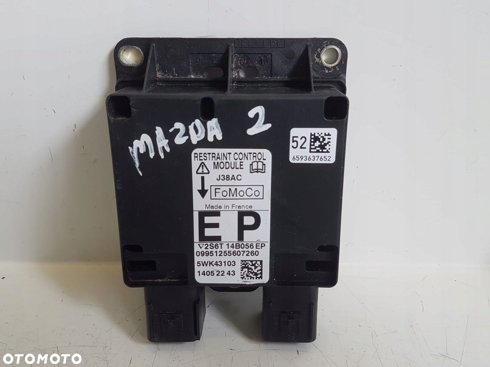 MAZDA 2 02- PODUSZKI PODUSZKA AIR-BAG PASY MODUŁ - 12