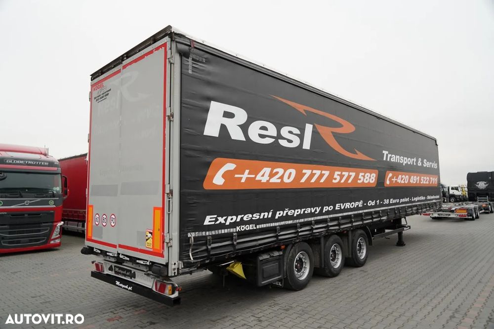 Kögel CORTINĂ KOGEL / MEGA / PUNȚĂ CULISANTĂ / PUNȚI SAF / ACOPERIȘ CULISANT / PLATFORMĂ JOSĂ - 7