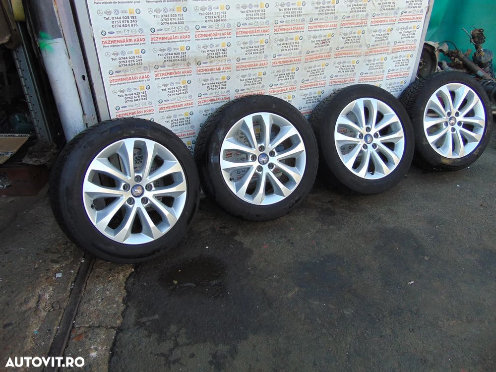 Jante aluminiu Ford Mondeo mk5 S max Kuga Galaxy 3 r17 jante aliaj cu anvelope iarna 215/55/r17 - 1