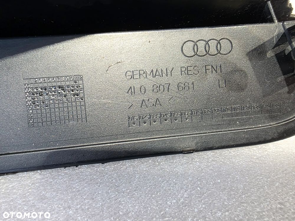 AUDI Q7 4L0 06- LEWA / PRAWA KRATKA BOCZNA ZDERZAKA PRZEDNIEGO PRZÓD NR 4L0807682 + 4L0807152 / 4L0807681 + 4L0807151 NR AUKCJI KB75 - 15