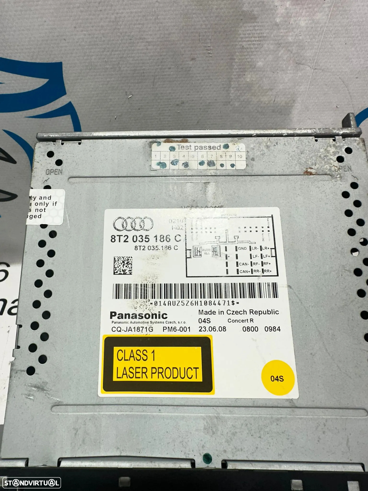 Radio Original Audi A4 B8 A5 8T Concert 8T2035186C - 7