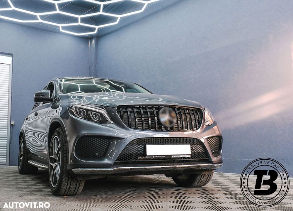 Grila compatibila cu Mercedes GLE Coupe C292 SUV W166 GT Design - 6