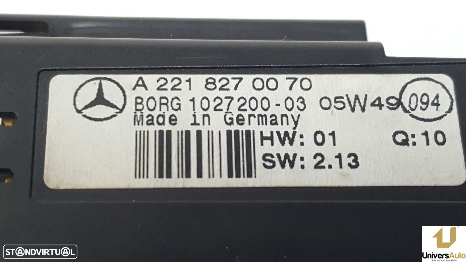 COMANDOS MULTIFUNÇÕES MERCEDES CLASE S (W221) BERLINA 320 / 350 CDI (221.022) - 7