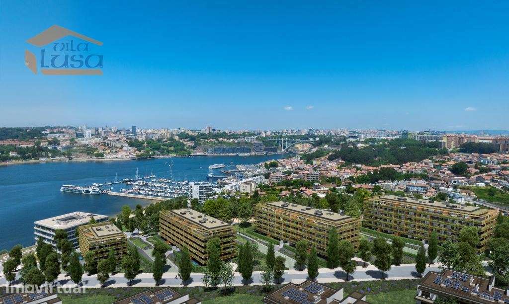 T2 Novo c/ terraço 77,10m2 em Canidelo Marina da Afurada V.N Gaia. - Grande imagem: 2/27
