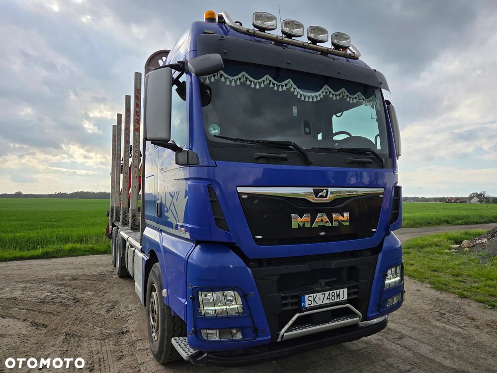 MAN TGX do drewna drzewa lasu Epsilon - 4