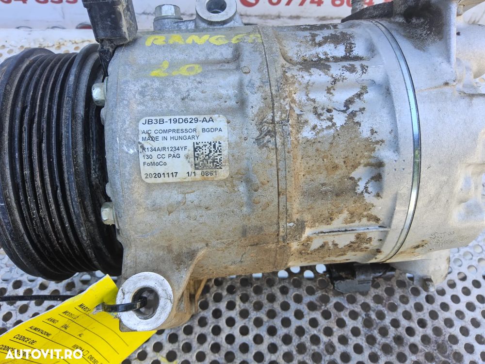 Compresor clima Ford Ranger 2.0 euro 6 cod jb3b19d629aa raptor - 2