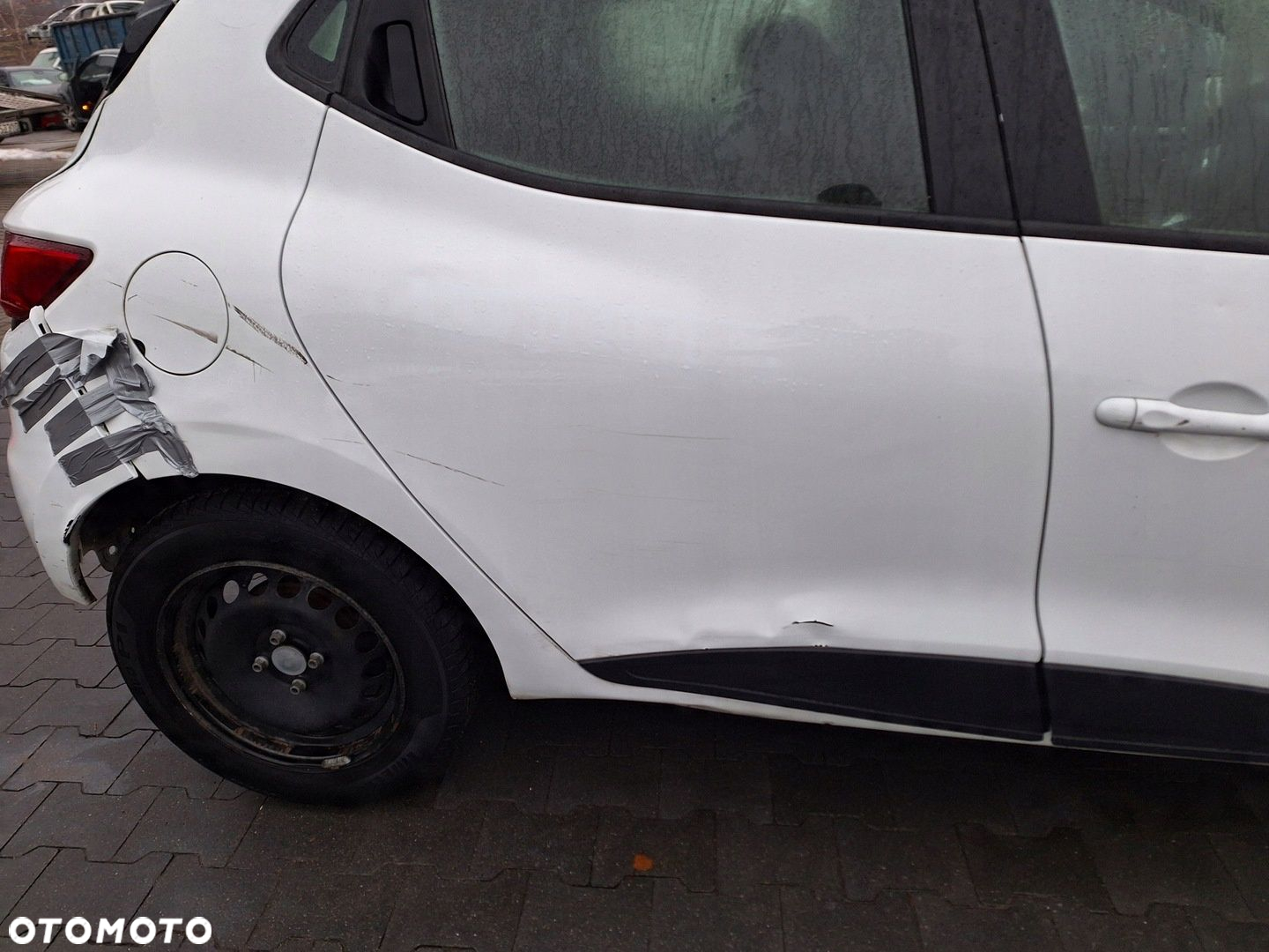 RENAULT CLIO 4 IV BIAŁE OV369 0V369 DRZWI TYŁ PRAWE 5D - 2