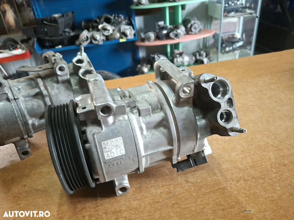 Compresor aer condiționat Citroen Peugeot 308 C3 C4 Cactus Picasso 1.0 1.2 Vti - 3