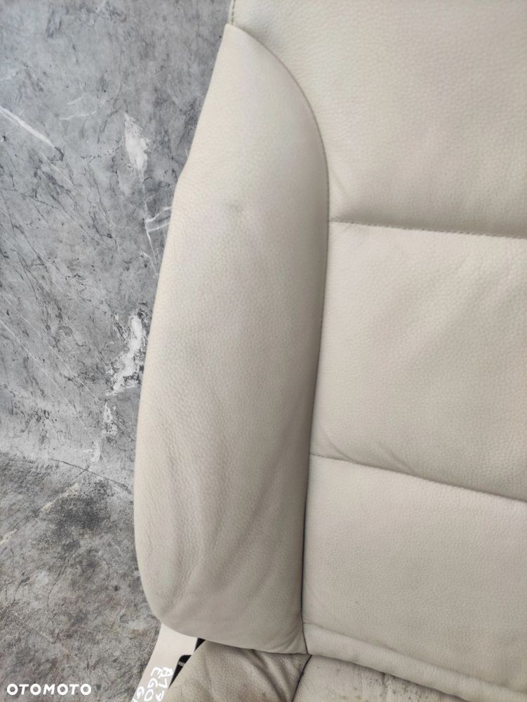 FOTEL PRAWY PRZÓD BMW E60 E61 CREAM BEIGE GRZANY - 5