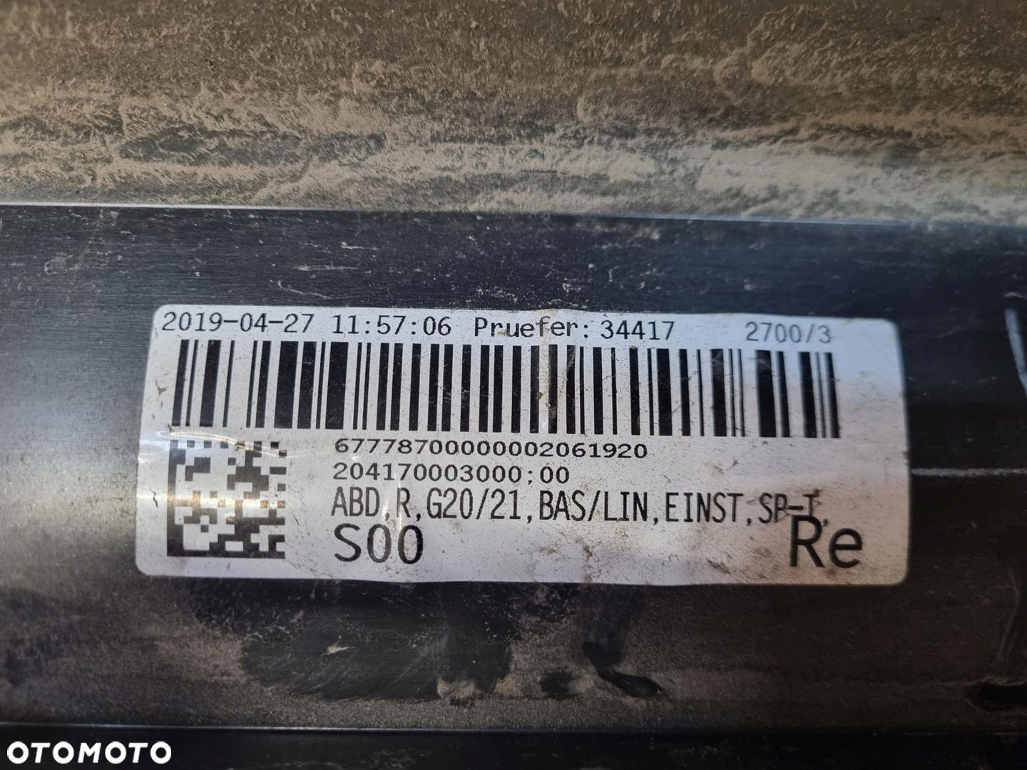 BMW 3 G20 G21 Próg Nakładka Listwa progowa PRAWA - 7