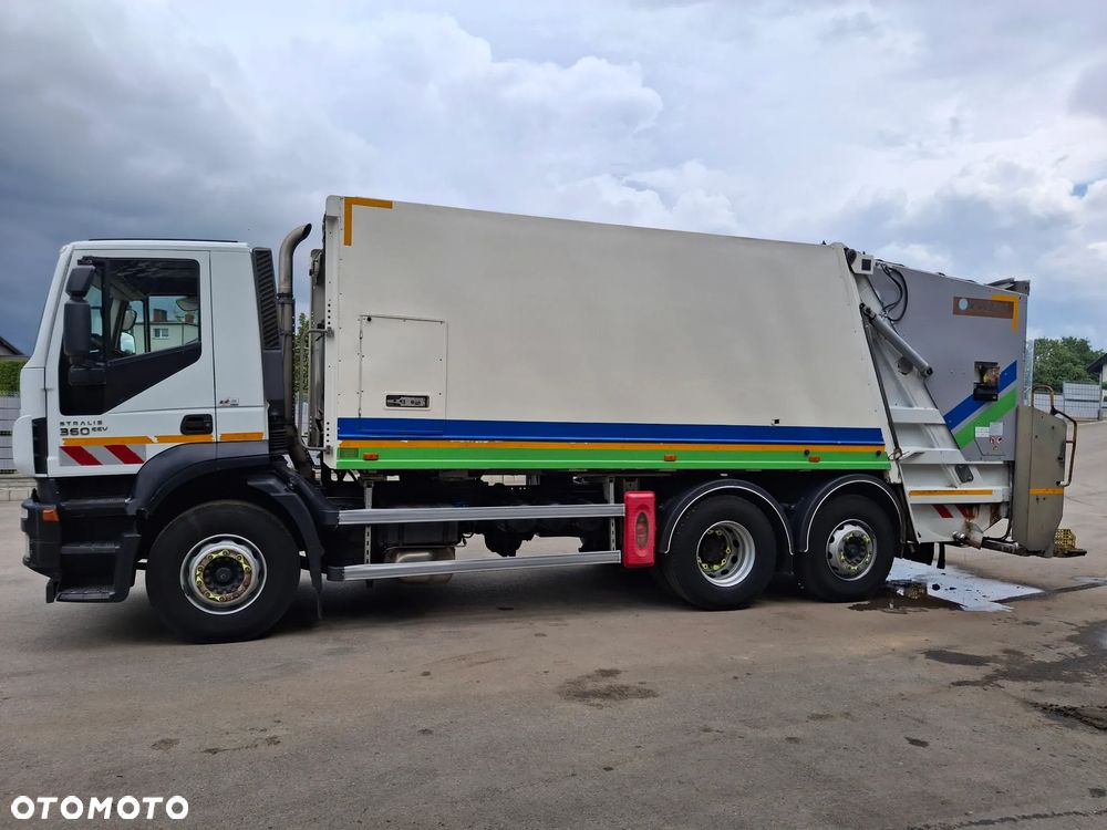 Iveco Stralis 360 Śmieciarka FAUN Dwukomorowa Dwie Komory Euro 5 Segregacja - 18