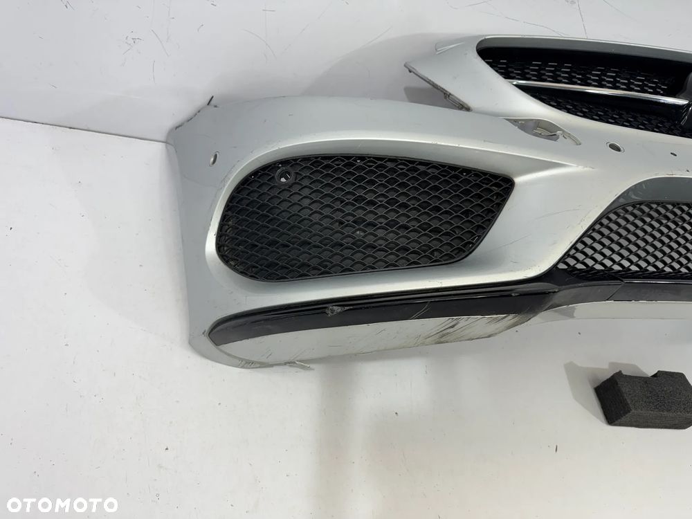 ZDERZAK PRZÓD PRZEDNI MERCEDES C KLASA AMG W205 A205 PIANO BLACK - 7