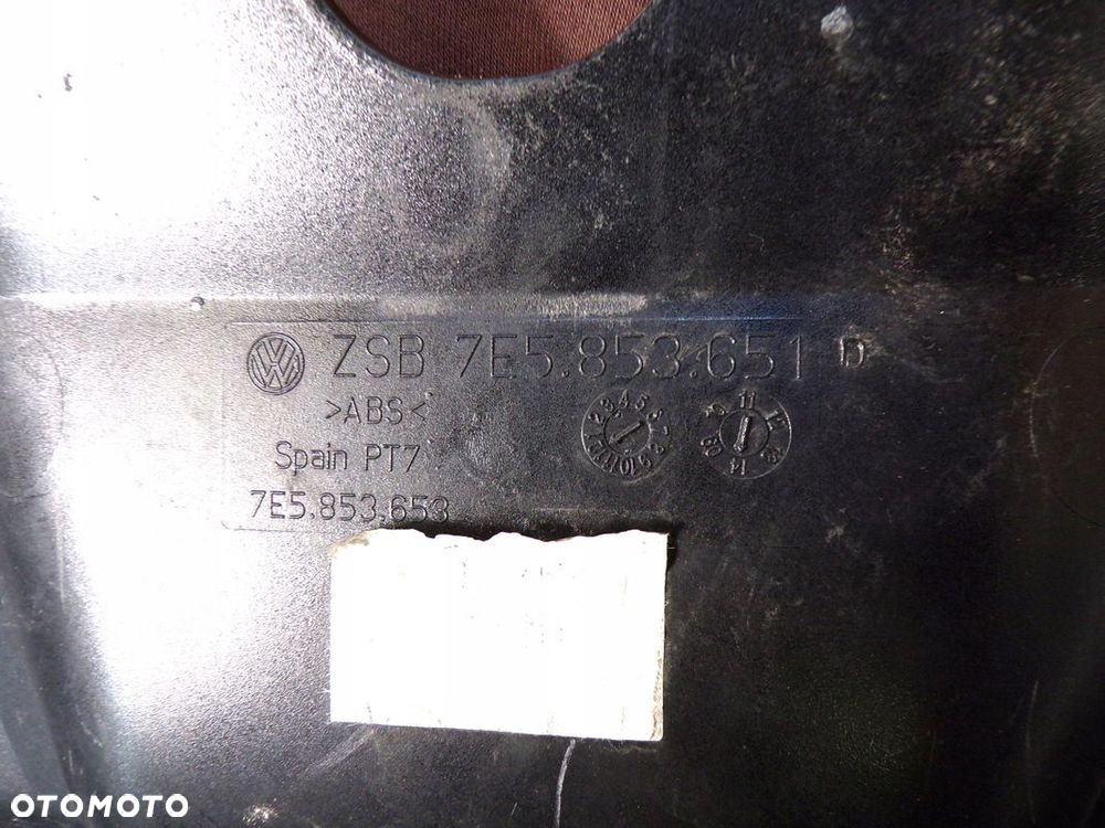 VW T5 LIFT 10- ATRAPA GRILL ORYGINALNA CARAVELLE MULTIVAN CZARNA CHROMY - 7