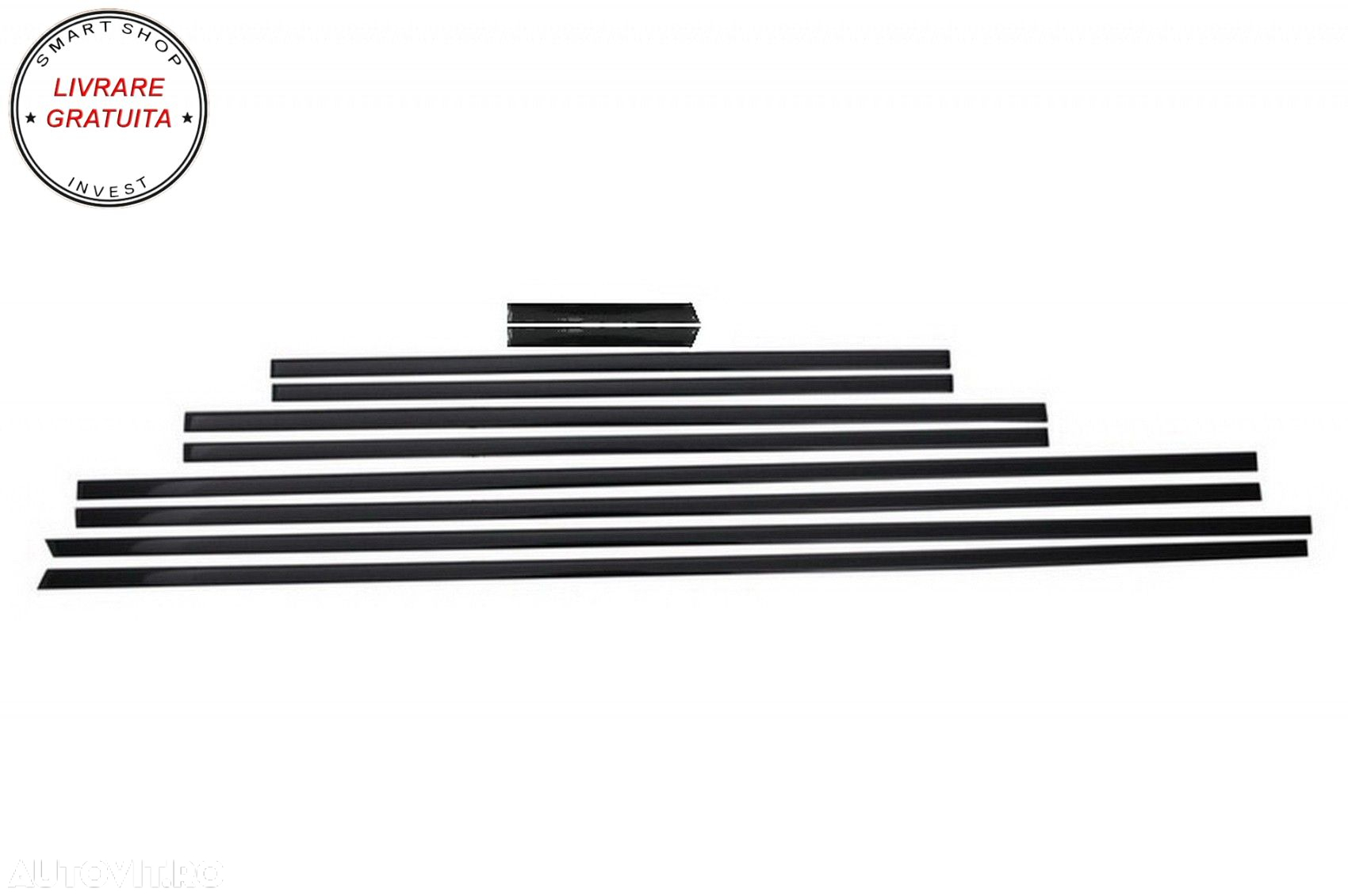 Bandouri Laterale Mercedes G-Class W463 (1989-2017) cu Stickere Laterale Negru Mat- livrare gratuita - 3