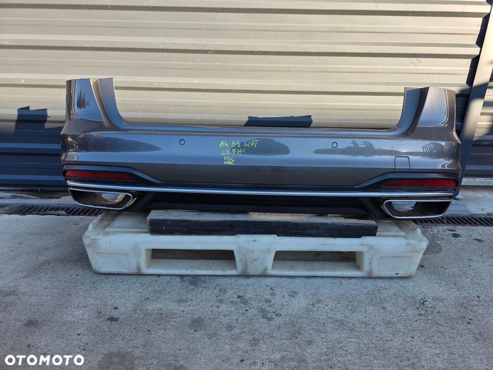 ZDERZAK TYŁ AUDI A4 B9 LIFT AVANT/ KOMBI LX7H 4X PDC HAK S LINE ! - 1