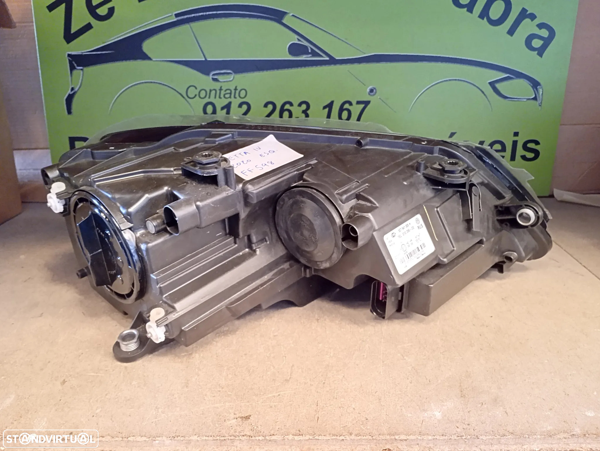 VW JETTA IV FAROL ESQUERDO - FF598 - 5