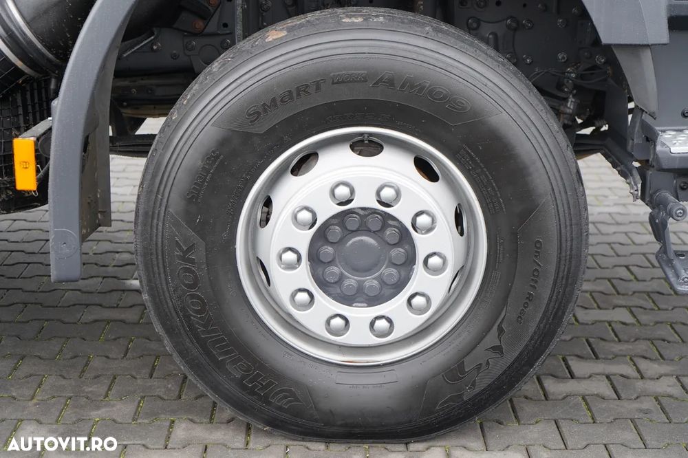 Mercedes-Benz AXOR 2636 / 6x4 / BASCULĂ CU 2 LATE / HIDROCLAPĂ / HIDROCLAPĂ / SPECIAL / CU PUNGĂ DE TRECERE FRONTALĂ / MANUALĂ - 25