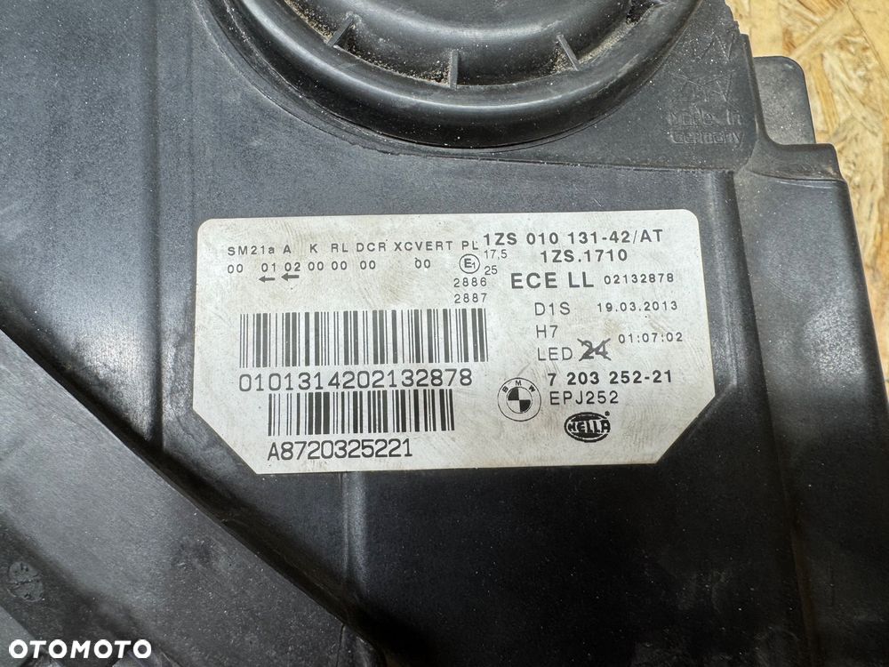 Przednia lewa przednia prawa lampa bmw 5 f10 f11 xenon skrętne komplet - 9