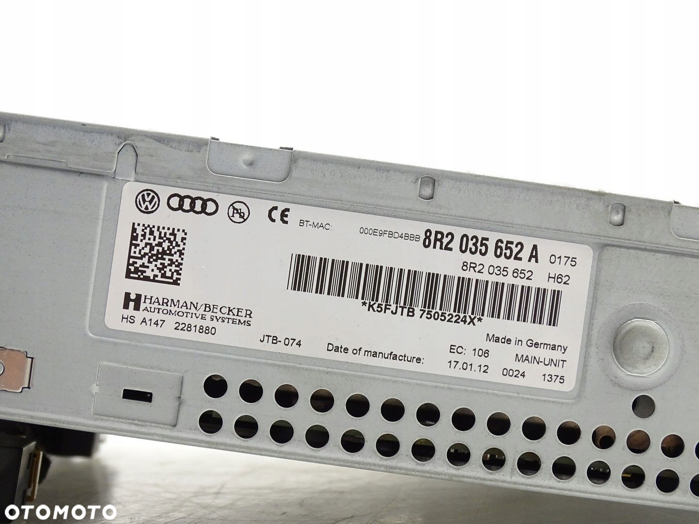 CZYTNIK NAVI NAVIGACJI MMI MULTIMEDIA AUDI A4 B8 LIFT 8R2035652A - 7