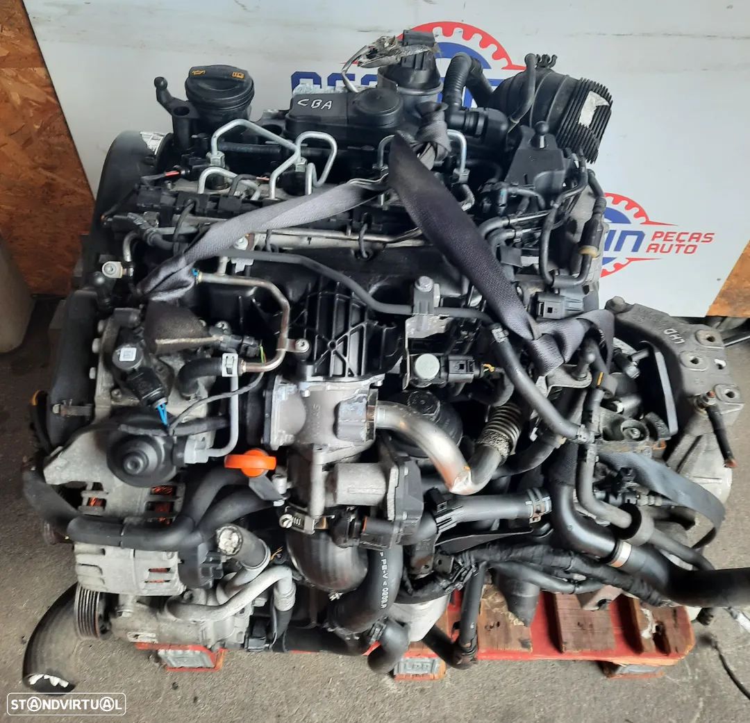 Motor VW Golf VI/Passat/Tiguan/Eos/Audi A3 8P 2.0 Tdi Ref: CBA - 1